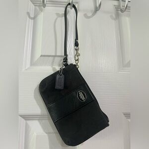 Black Coach Wristlet